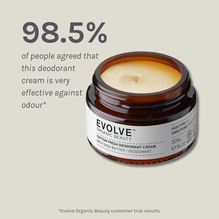 Cotton Fresh Natural Deodorant Cream
